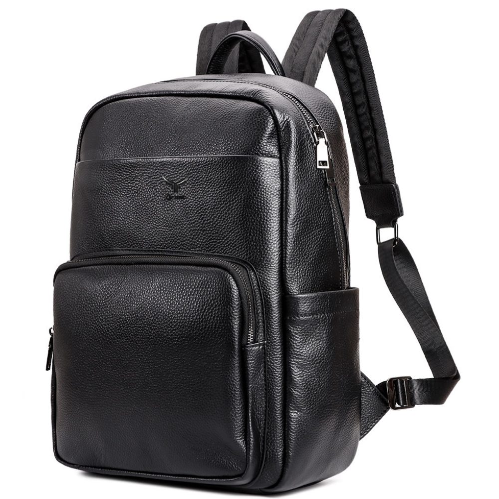 MOCHILA DE CUERO CRONOS MH658 LAptop 13 6