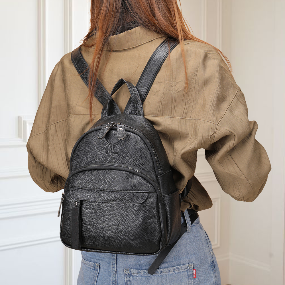 Mochilas de cuero para mujer hotsell