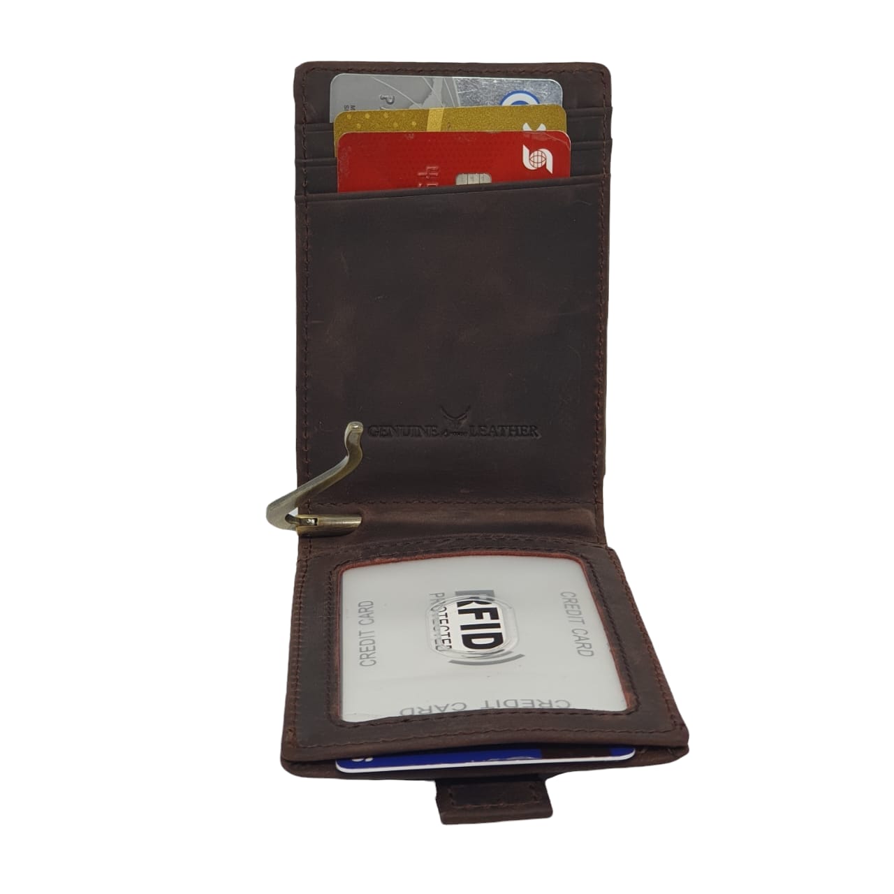 BILLETERA TARJETERO DE CUERO CON CLIP PARA BILLETES BP821S Armuz BILLETERA TARJETERO DE CUERO CON CLIP PARA BILLETES BP821S Armuz