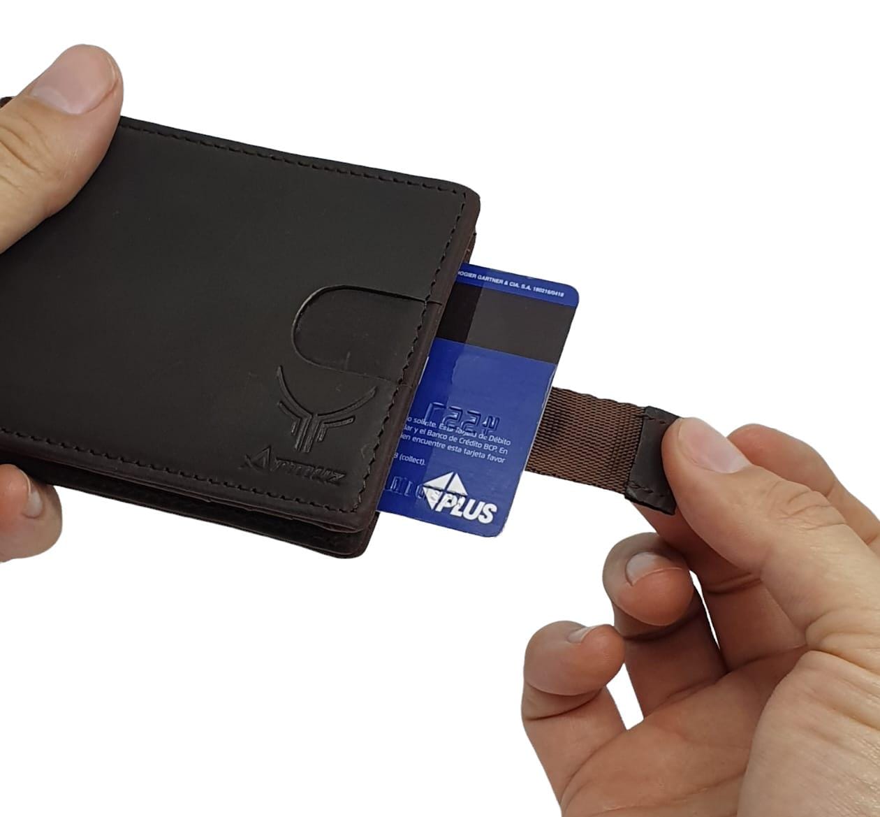 BILLETERA TARJETERO DE CUERO CON CLIP PARA BILLETES BP821S Armuz BILLETERA TARJETERO DE CUERO CON CLIP PARA BILLETES BP821S Armuz